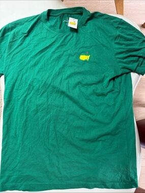 Masters Men's golf Green Crewneck T-Shirt large new limited edition